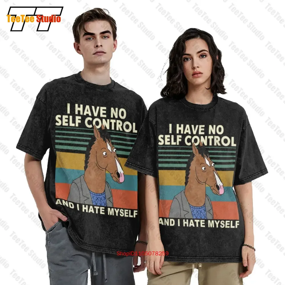 Horseman I Have No Self Control And I Hate Myself Vintage Oversized T-Shirt RGKS
