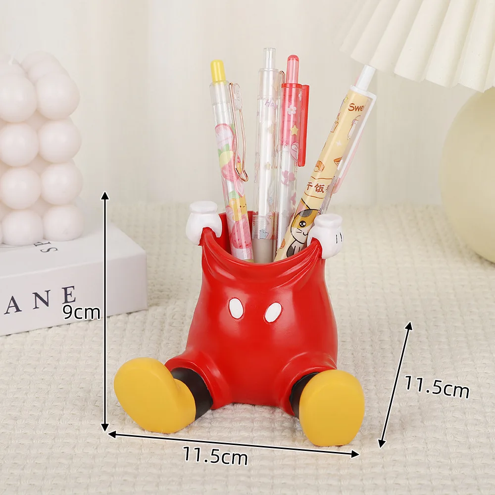 

Creative cartoon Mickey 2025 new model, cute makeup brush storage box, pen holder, home desktop decoration, gifts for boys girls