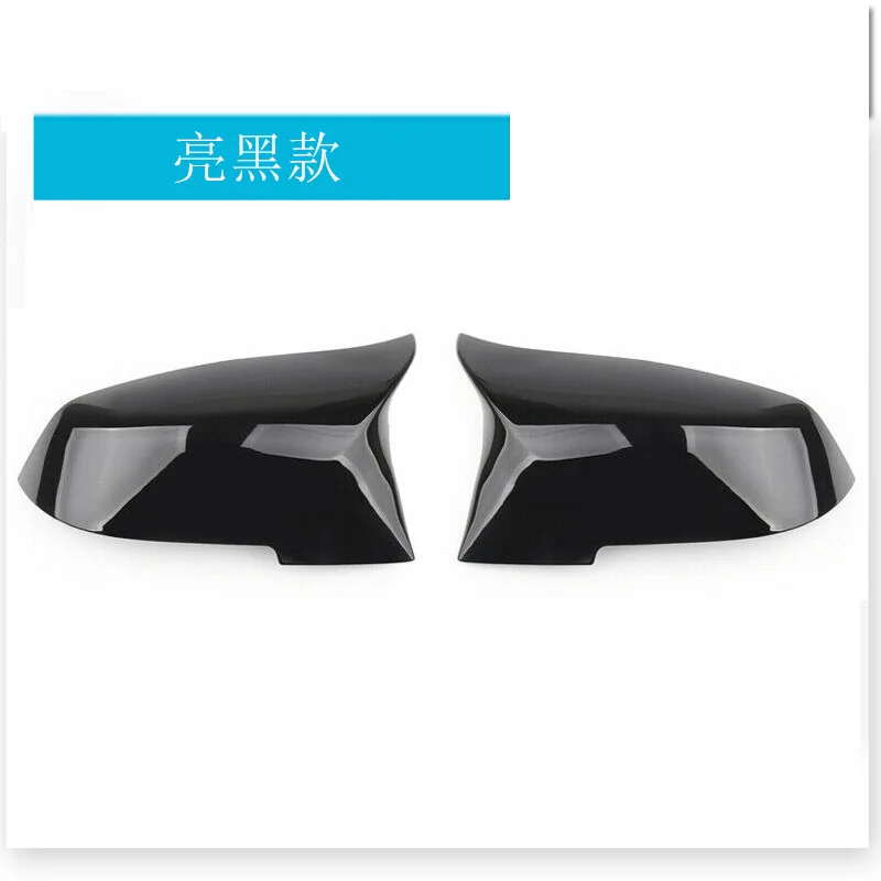 Spiegelkap voor BMW 1 2 3 4 Serie F20 F21 F30 F31 F32 F36 X1 E84 Zwart/Carbon Patroon Vervangende Kap Auto Accessoires - afbeelding 1