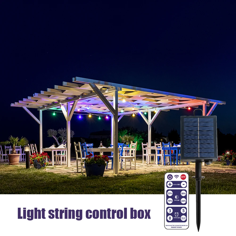 Solar Battery Box Kit Pack Powered Lithium Panel Light With Drill Digger Remote Control For Led String Strip Lamp DIY