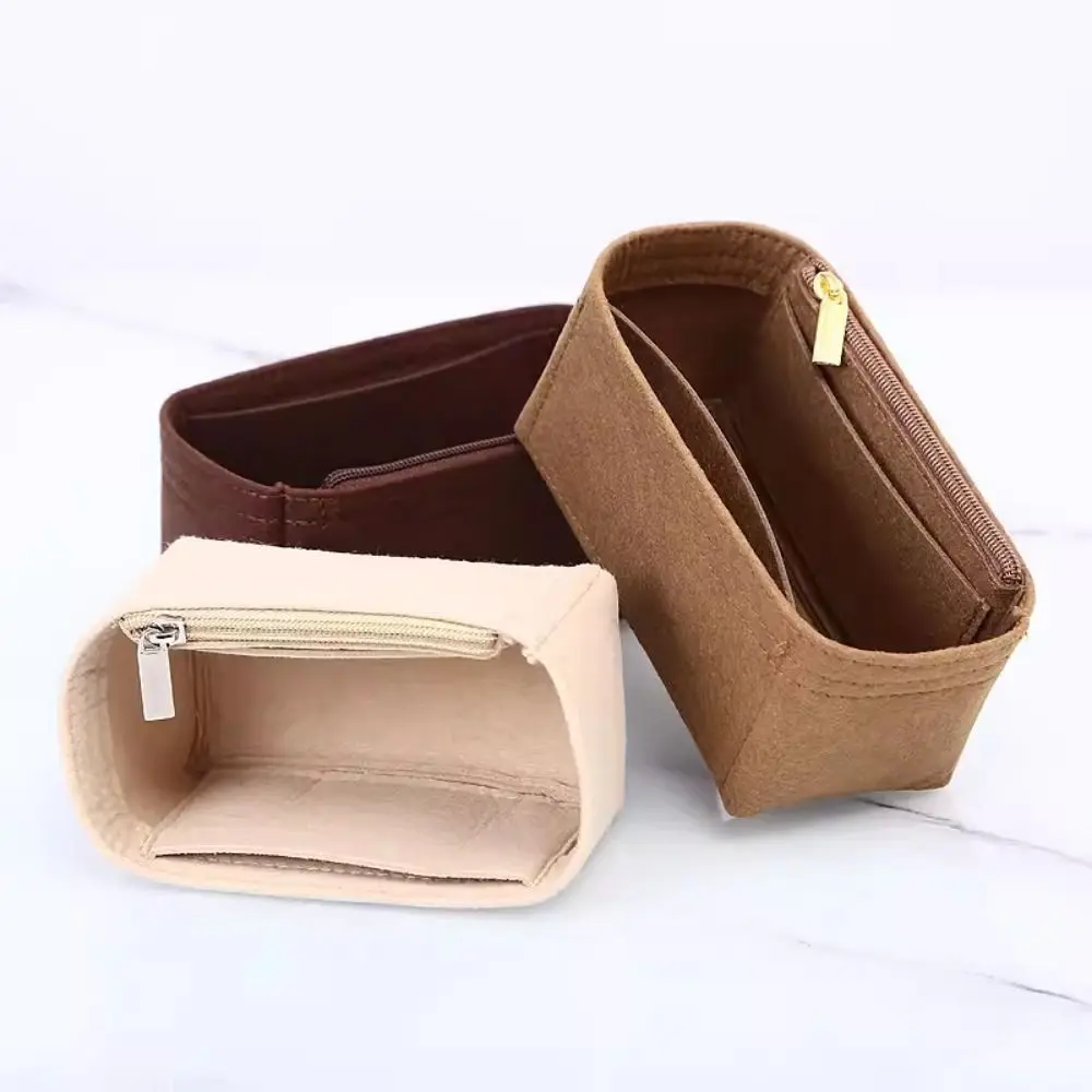 Felt Handbag Insert Bag Bag Support Storage Purse Liner Organization Portable Bag Organiser for LV Nice Nano/Mini/BB/Vanity