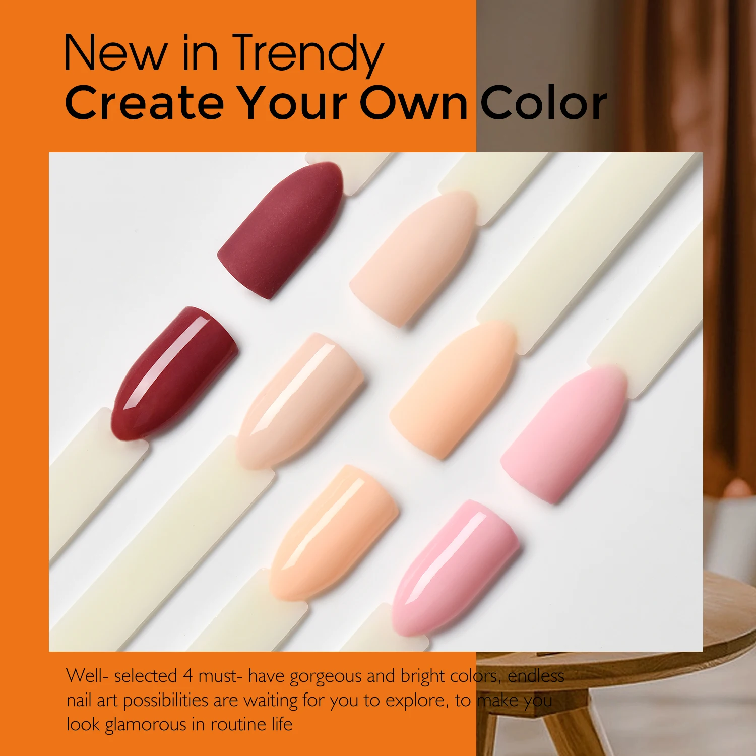 11개입 딥 파우더 네일 키트, 베이스 탑 코트 활성제 및 매니큐어 도구 포함 크리스마스 색상 4종 네일 아트 살롱 여성 선물 세트