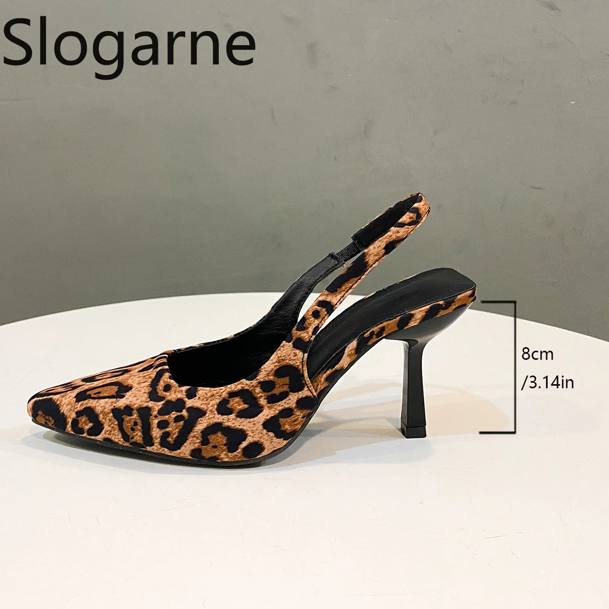 

2026 New Leopard Sandals Women High Heels Summer Shoes Ladies Sexy Slippers Girls Thin Heel Pumps Party Dress Shoes Gladiator