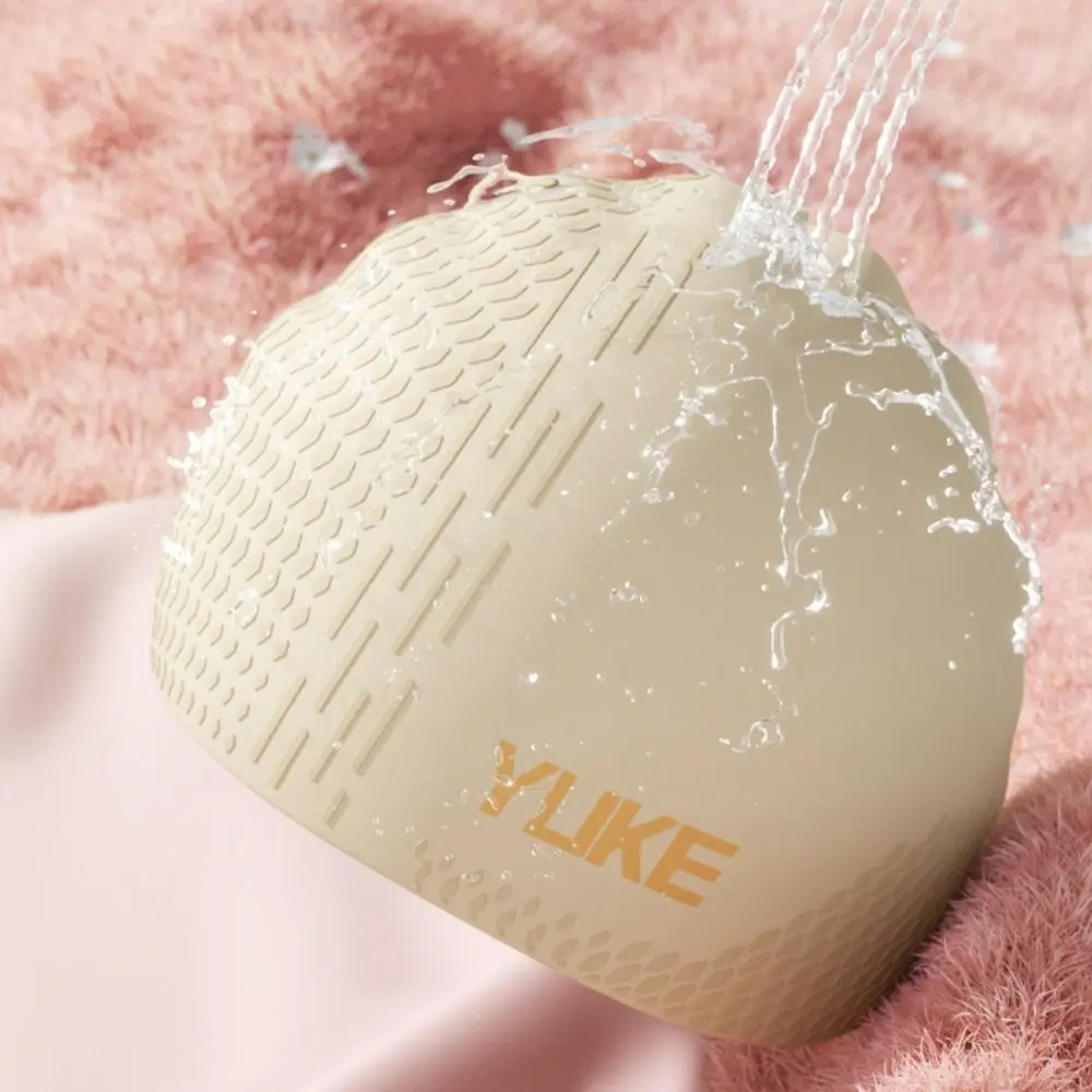 

Diving Cap Solid Color Swimming Hat Elastic Breathable Silicone Swimming Cap Long Hair Lightweight Printed Swimming Cap Women