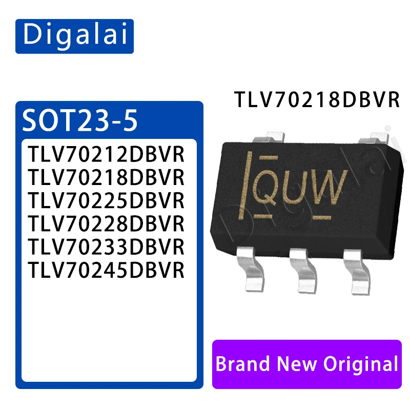

100%New original 10PCS TLV70218DBVR TLV70228 TLV70233 TLV70212 TLV70225 TLV70245 SOT23-5 LDO Linear regulator chip