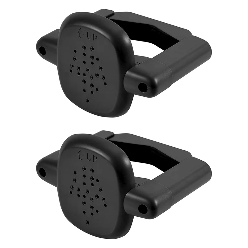 

ABGB-Universal Stairway Baby Gate Mounting Kit 2Pcs Banister Adapters No-Drill Accessories Black