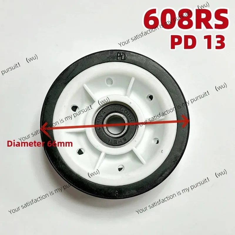 1 PC for Meidia Cygnus Heat Pump Tumble Dryer Rubber Wheel Support Wheel