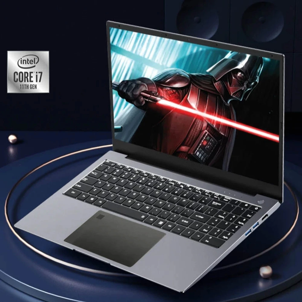 IPS Gaming Ultrabook Laptop, Notebook Office, Computador, Windows 11, Wi-Fi, FHD, NVMe, Impressão digital, 12th Gen, i7, 1360P, 15.6 Polegada, Venda quente