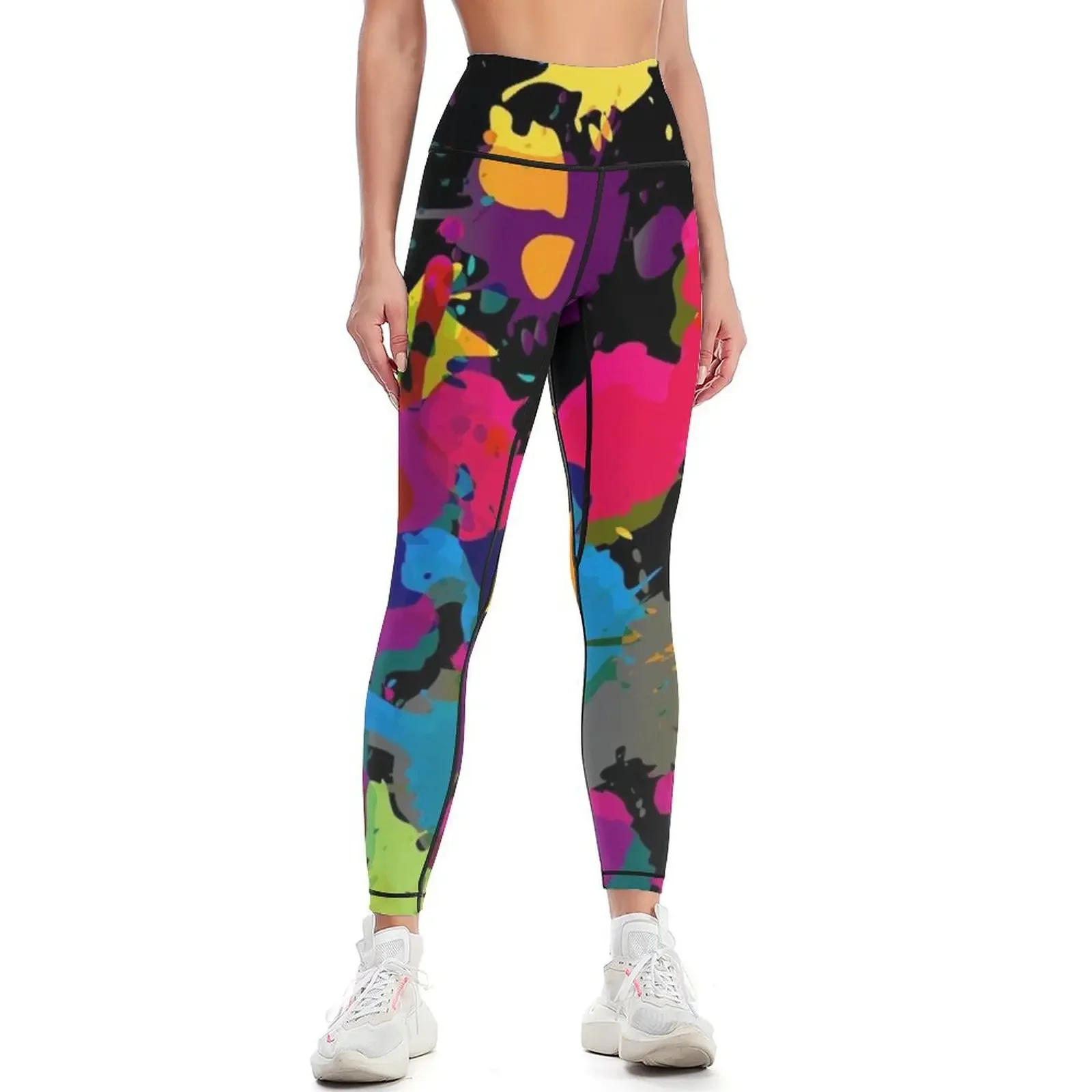 

Paint Splatter Leggings sport legging Legging sexy woman Golf wear Women's fitness Womens Leggings