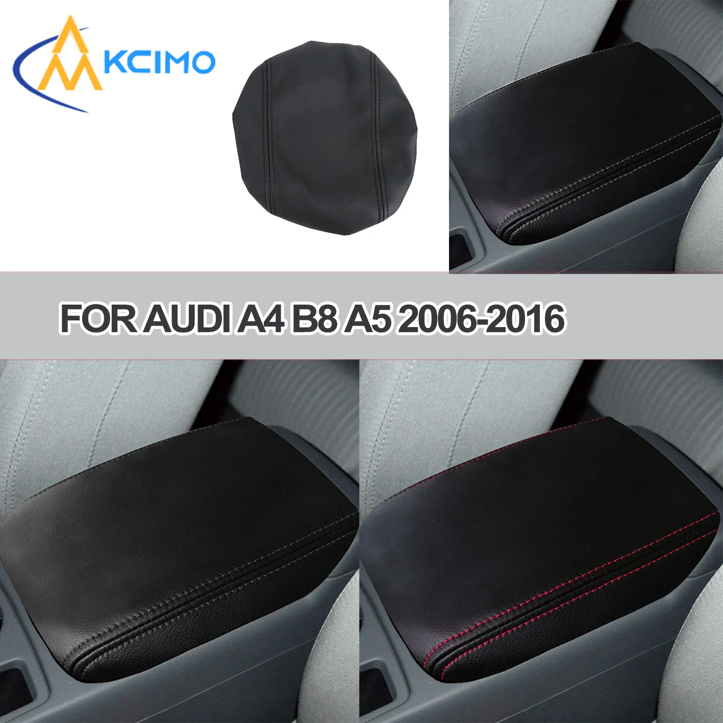 

Car Armrest Cover For Audi A4 B8 A5 2006-2016 Premium Center Console Cushion Pad – Soft Comfort Fit Accessories 2012 2011 2010