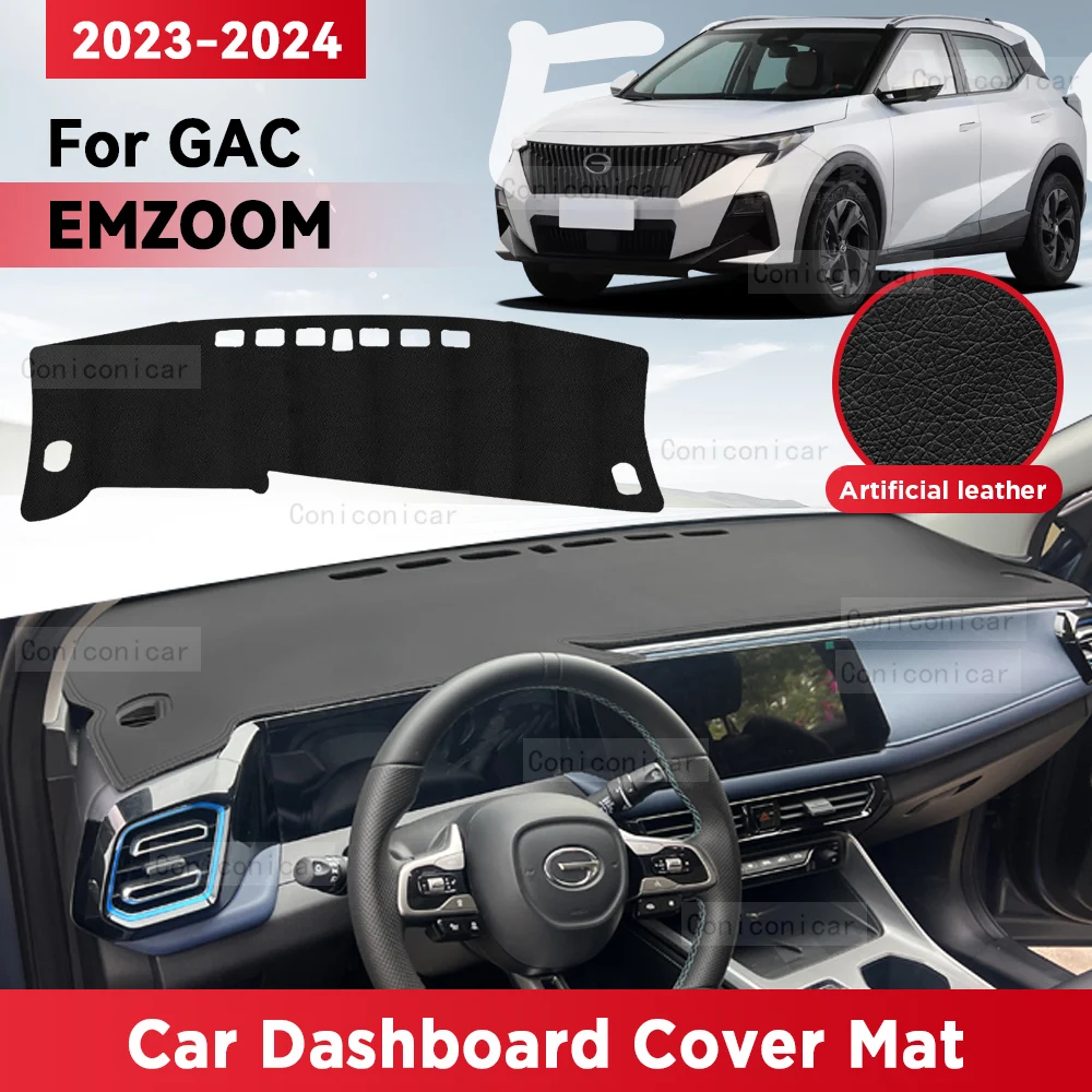 For GAC EMZOOM GS3 2023 2024 Car Dashboard Cover Mat Sun Shade Pad Avoid Light Mat Instrument Carpet Protection Accessories