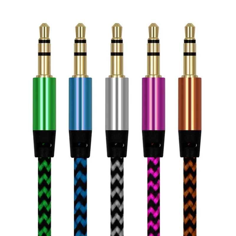 1/2pcs 3.5mm Audio Extension Cable Male To Female 3.5mm Male To Male Audio Aux Cable For Iphone Headphones Speaker Extender