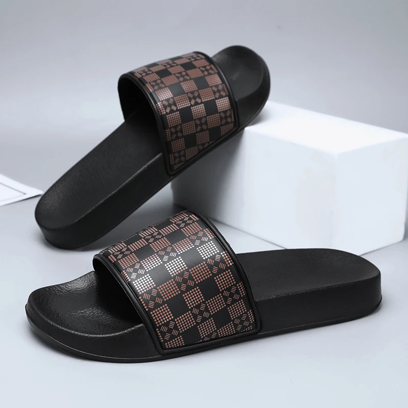Sandalias de cuero genuino para hombre, cómodas sandalias para hombre, Zapatillas de casa, zapatos de verano para hombre, zapatillas genuinas para hombre, chanclas deslizantes