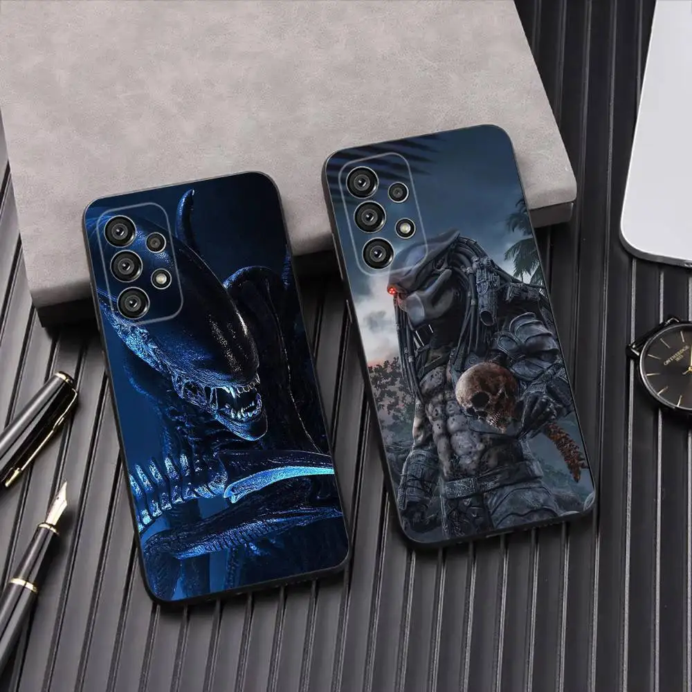 

Movie A-Alien Xenomorph Phone Case For Samsung Galaxy A13,A21s,A22,A31,A32,A52,A53,A71,A80,A91 Soft Black Shell