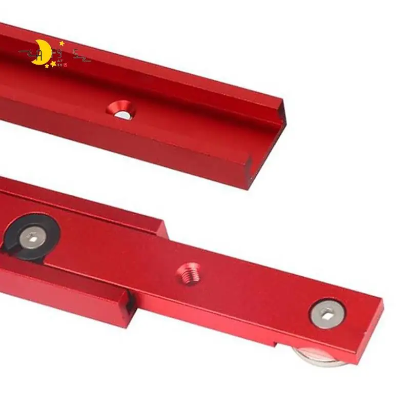 

AF95-2Pc Aluminum 400Mm Double-Cut Profile Universal 3/4 T-Track With Predrilled Mounting Holes,30 Type T Track