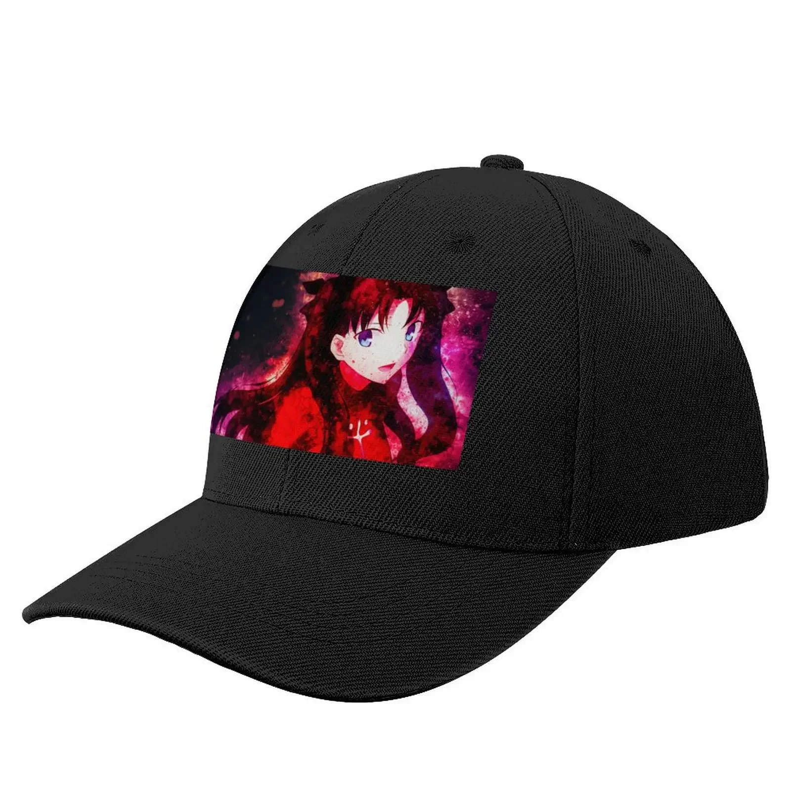 

Rin Tohsaka Fate Stay Night Baseball Cap Designer Hat Snap Back Hat beach hat Man Luxury Elegant Women's Hats Men's
