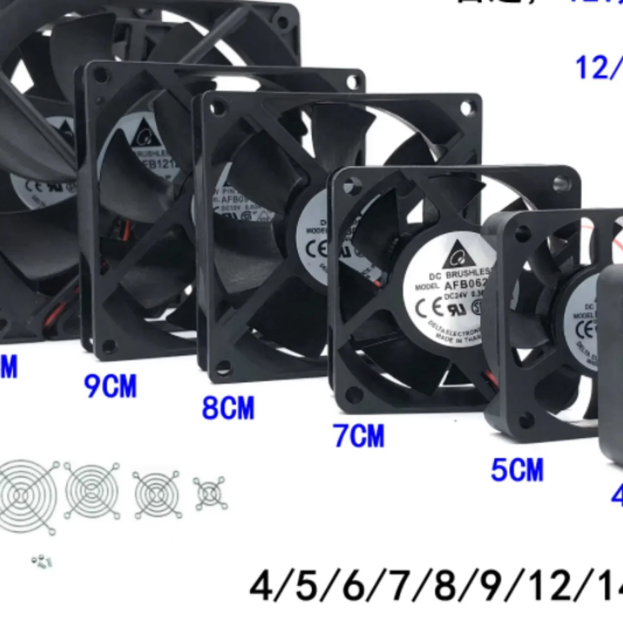 

Вентилятор охлаждения Nidec D05F-24PH 03B FH6-1488 DC 24V 0.11A 50x50x15мм, 3-проводной