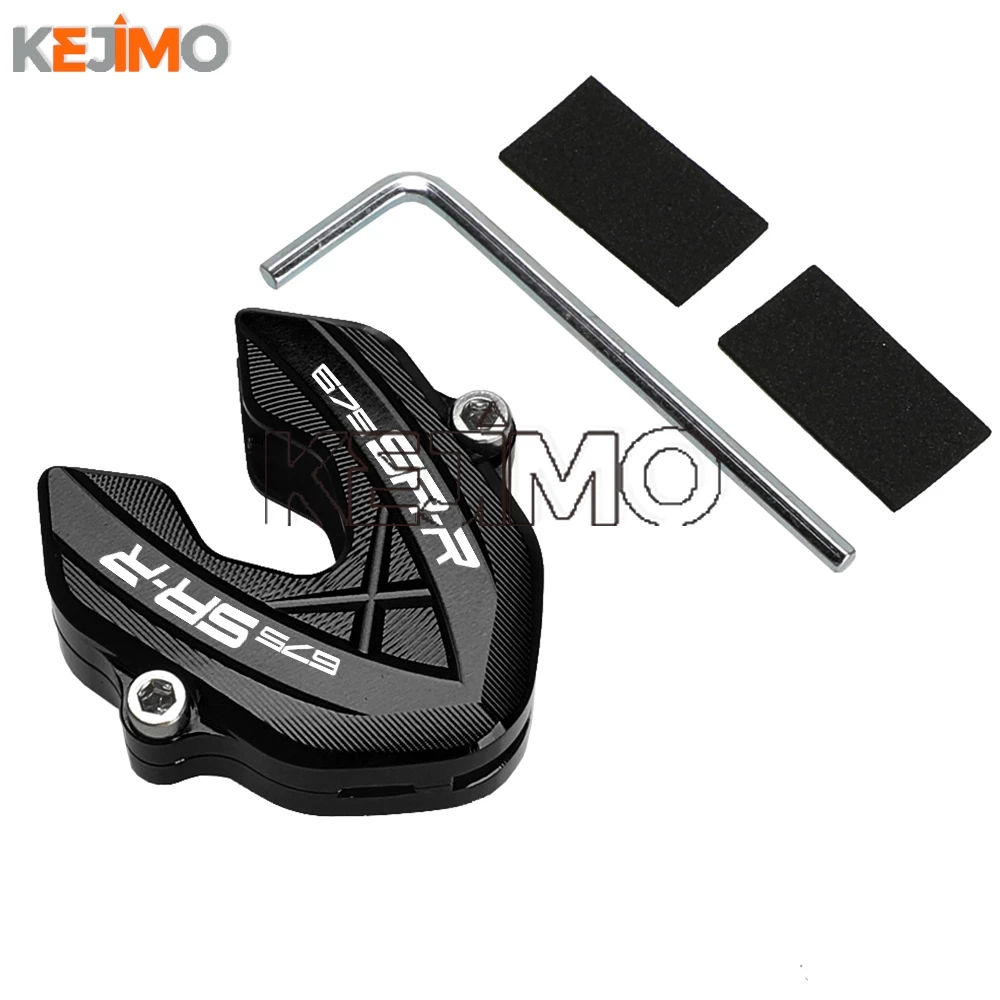 

For CFMOTO 675SR-R 675 SRR 675 SR-R SR675 2024 2025 2026 Motorcycle Accessories Aluminum Keychain Key Ring Keys Cover Protection