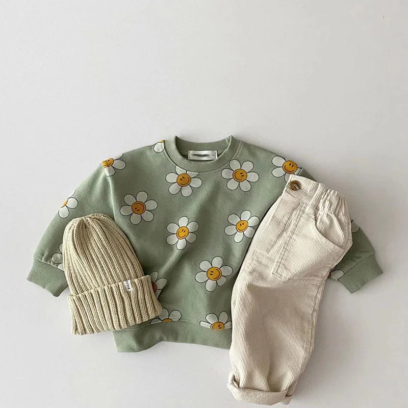 New Baby Clothing o-neck Toddler Girls Sweatshirts Boys Outwear