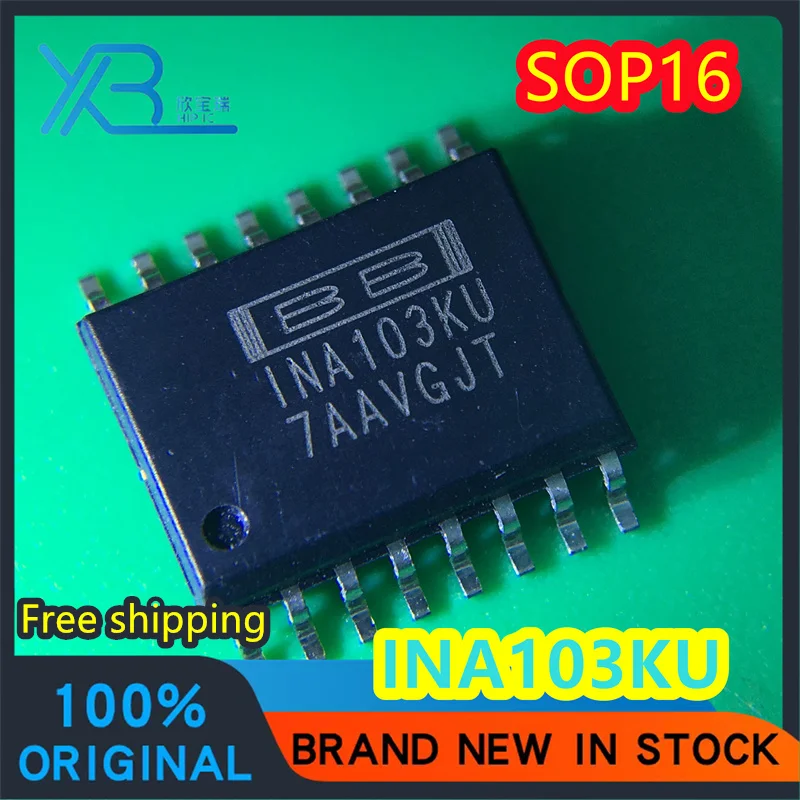 

(3/50 pieces) INA103KU Original INA103 SOP16 Instrumentation Operational Amplifier Chip Spot Delivery Fast Free shipping