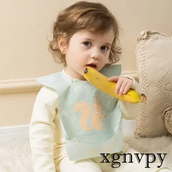 10PCS Baby bib Baby rice pocket Children's complementary food rice pocket super soft disposable saliva bib