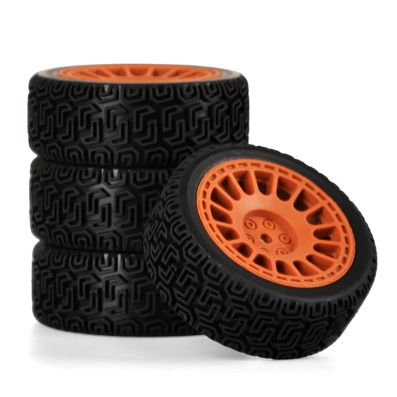 

Tamiya Xv01/Tt01 Special 1/10 Maze Pattern Soft Tire 70mm Stretch Tire Rc Rally Car Flat Sports Car High Grip Upgrade Tire