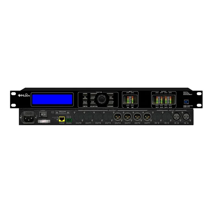 Pro Audio Fm 96khz 32bit 2 In 4 Out Professional Digital Audio Processor Equipment For Karaoke System