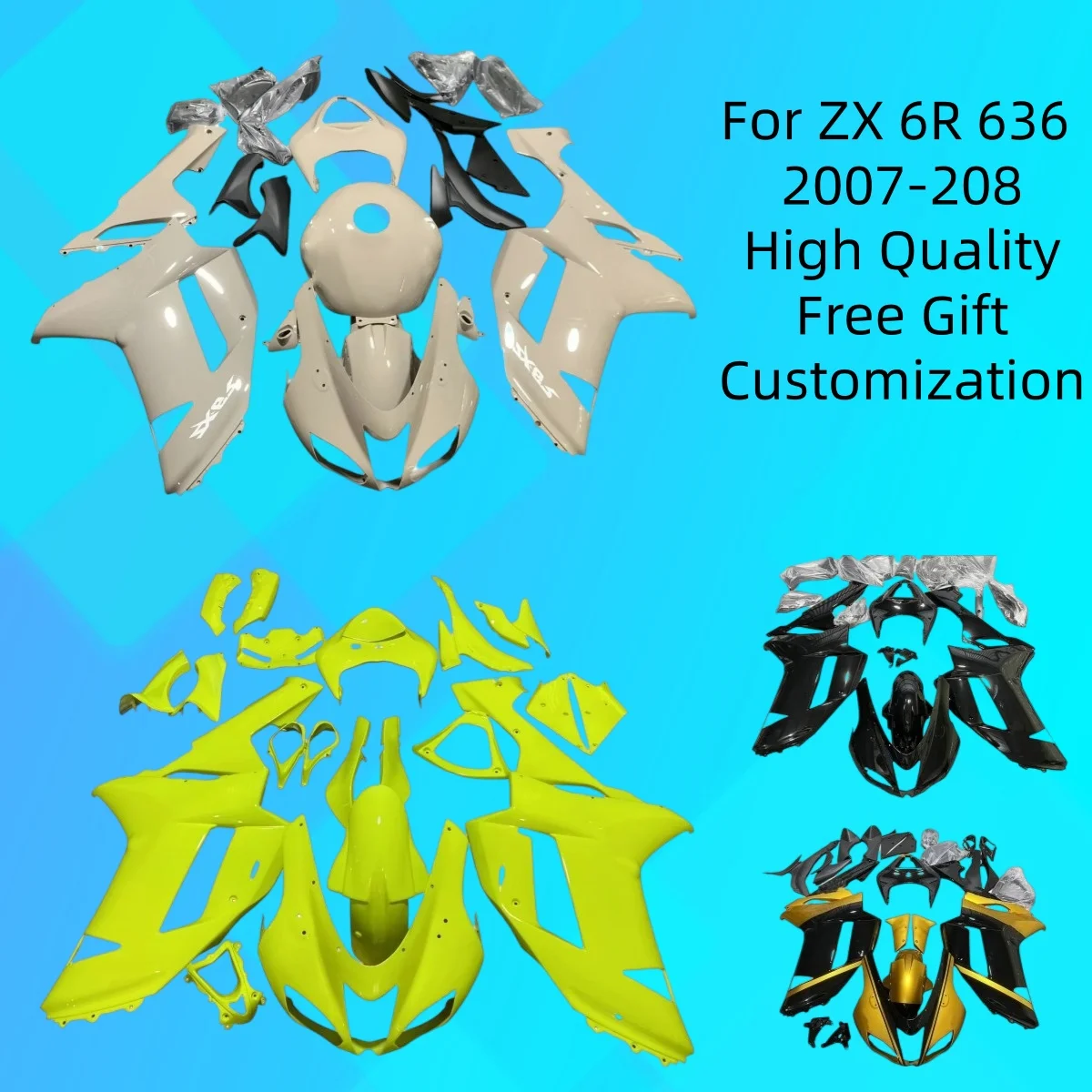 Zx6r 2007 body kit-AliExpress