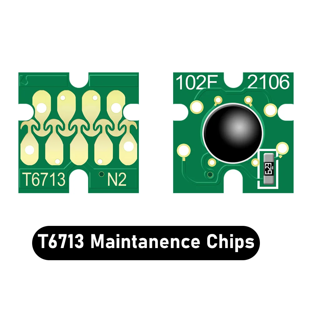 

T6713 Maintenance Box Chips For Epson WorkForce Enterprise WF-M21000 WF-M20590F WF-C17590 LX- 10020M LX-10050MF Waste Tank Chips