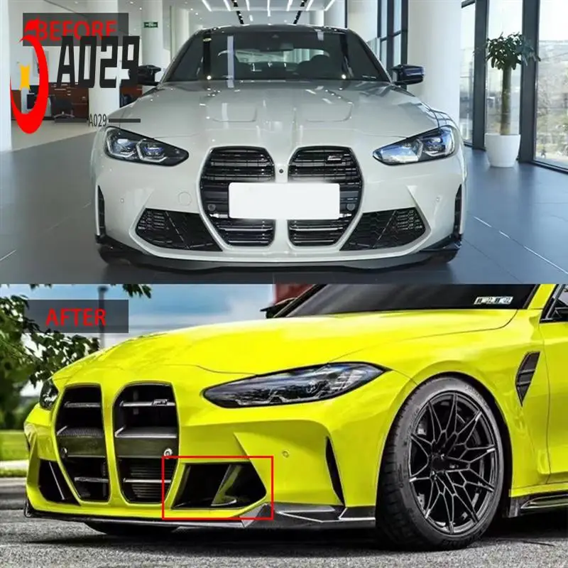 

A029-Car Front Air Vent Grill Air Inlet For BMW M3 M4 G80 G82 MP 2021-2024 Car Decorative Accessories