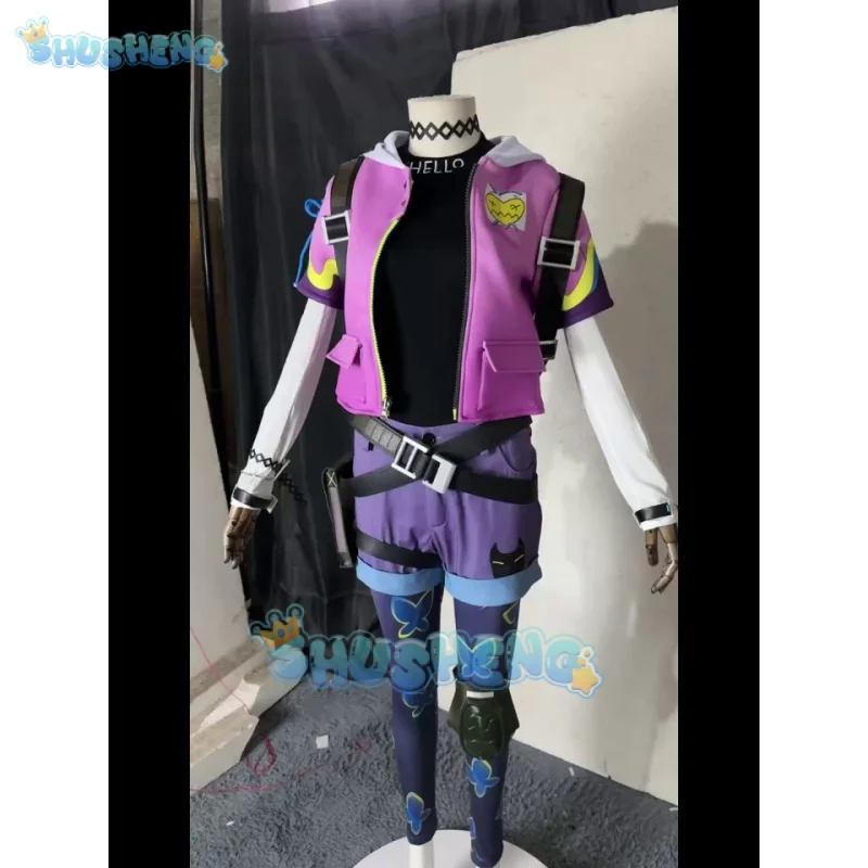 Valorant cos Clove Cosplay conjunto completo de disfraces de personajes de anime para hombres y mujeres