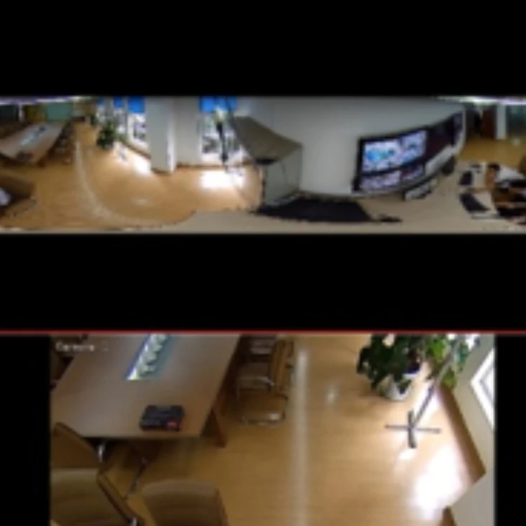 كاميرا شبكة PTZ داخلية/خارجية، كشف بصري إلكتروني، تغطية بانورامية واسعة المساحة واتصال IP للرؤية الليلية #6