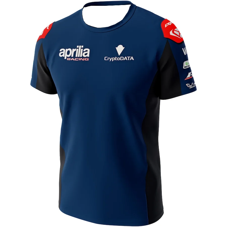 

2025 Summer Moto Racing F1 T Shirt Sport Training Short Sleeve Outdoor Sport Jersey Tops Quick Drying Breathable Aprilia Tees