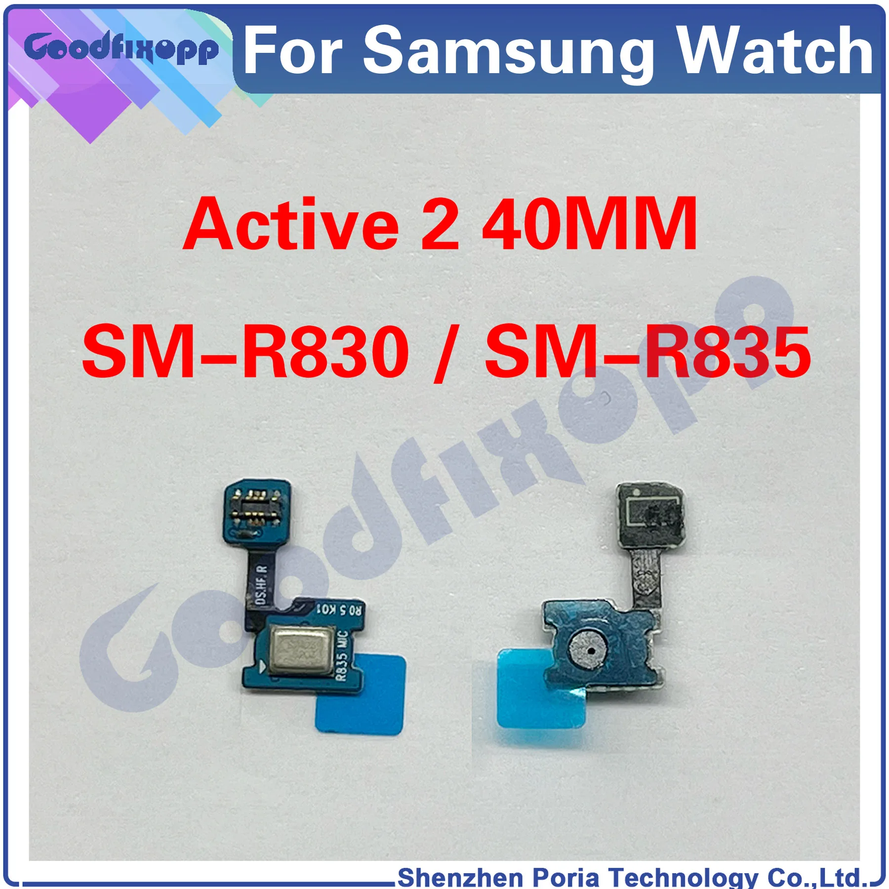 For Samsung Watch Active 2 40MM SM-R830 SM-R835 Active2 R830 R835 Mic Speaker Microphone Transmitter Phones Parts Replacement