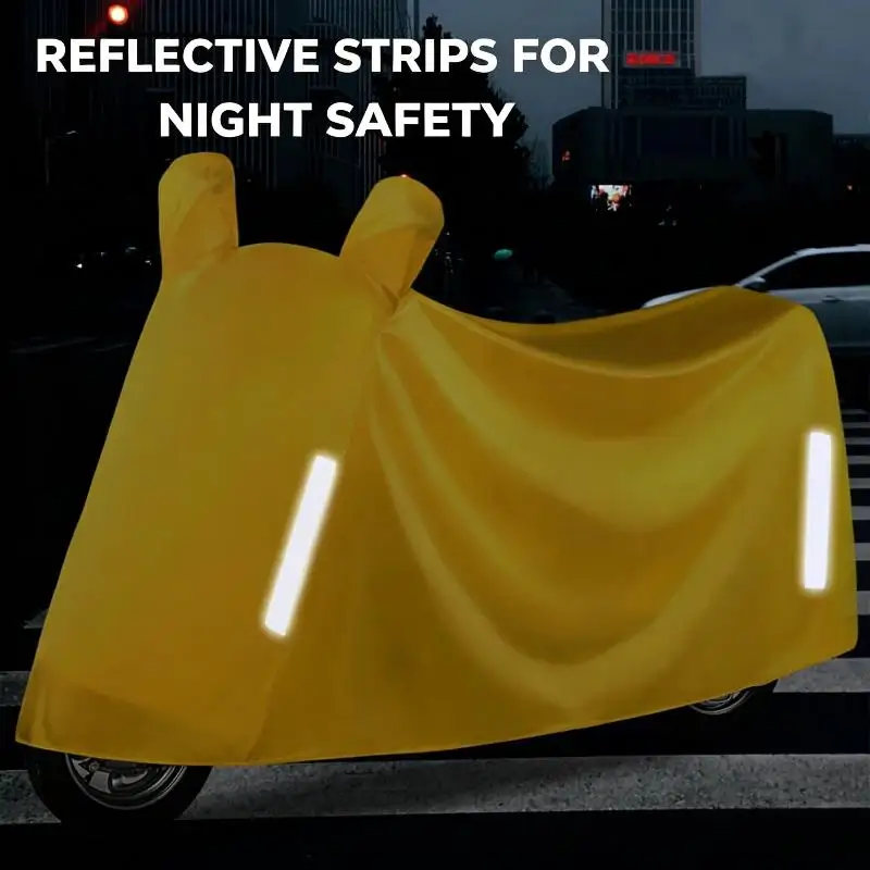 Motorcycle Cover For Sun Rain And Dust Protection With Mirror Covers Thick Fabric Provides Year-Round Protection Oxford