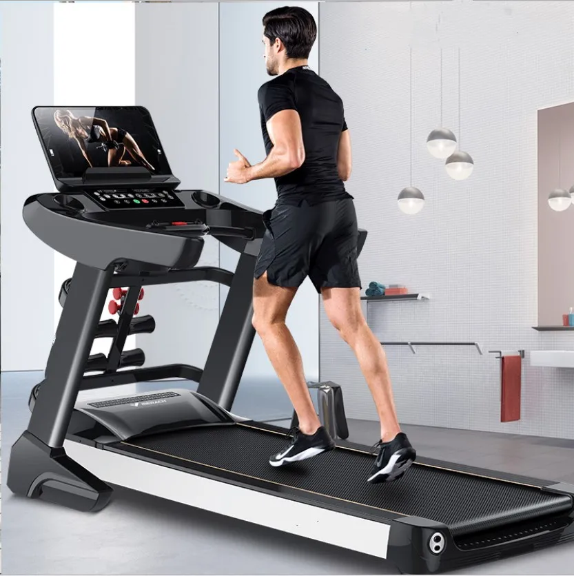 Motor Folding Gym Equipment Treadmills  Motorized Running Fitness Electric Commercial Gym Treadmill