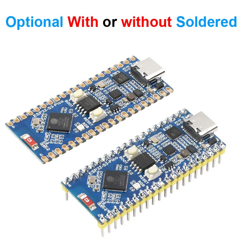 Picture 3: ESP32-S3 Pico Development Board ESP32-S3R2 dual-core 2.4GHz WiFi BTLE5 CH343/CH334 chip Internet of Things 2MB PSRAM 16MB Flash