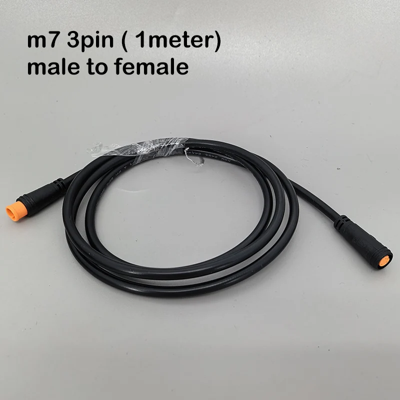 7mm M7 2 3 4 5 6 Pin-Kabelstecker, 1 Stecker auf 1 Buchse, wasserdichter Sensor-Stecker für E-Bike, Elektrofahrrad, 0,2m/1m