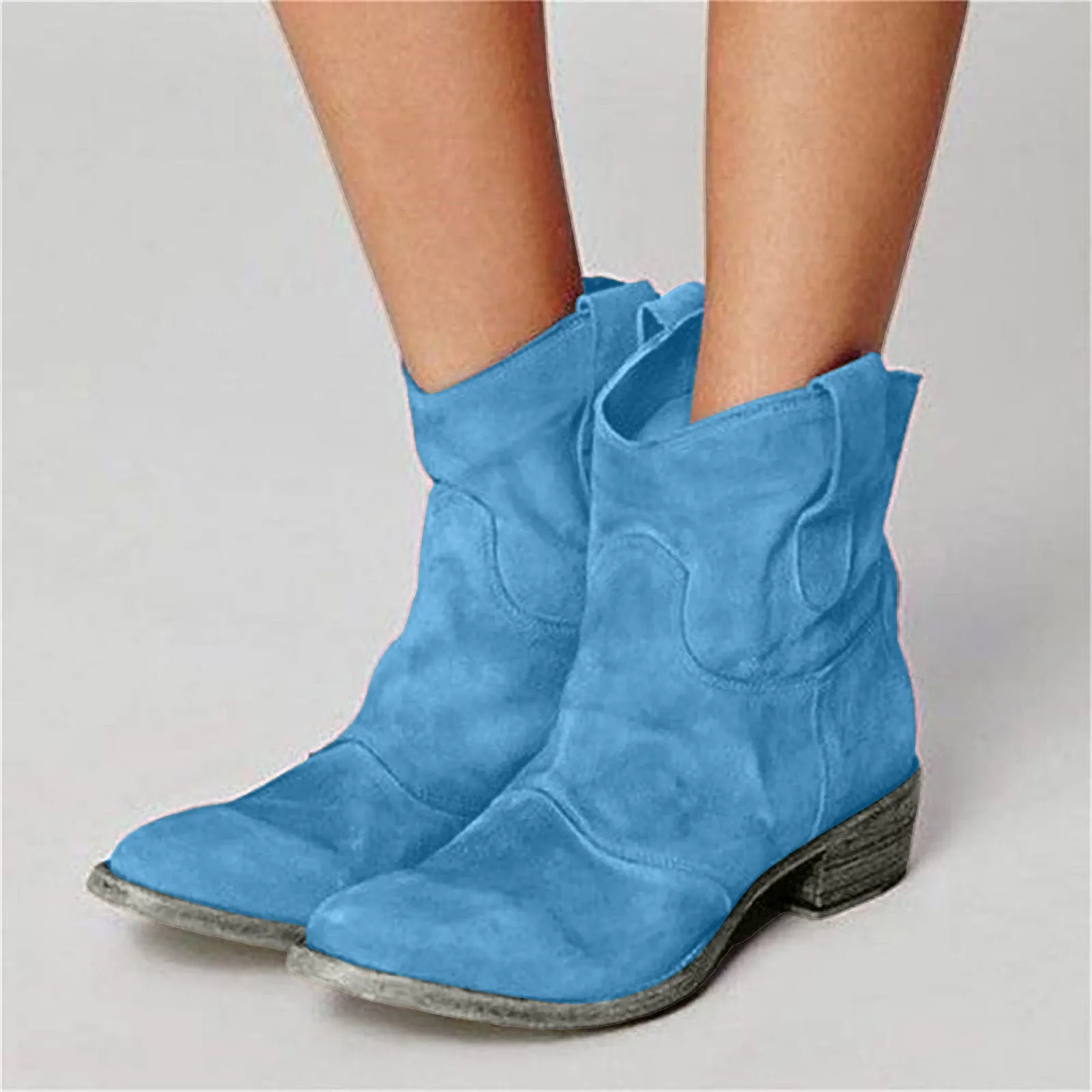 Women’s Vintage Suede Ankle Boots 2