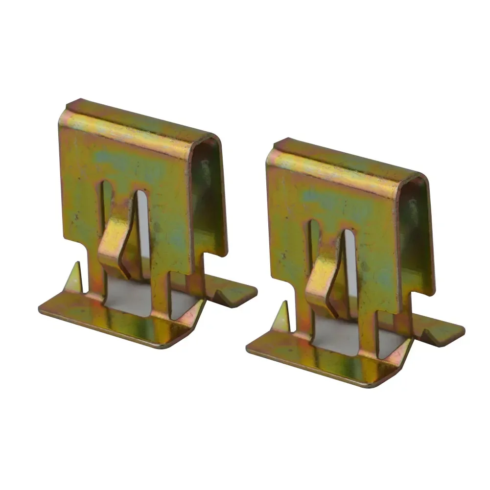 

Part Metal Retainer Clip Easy Install New Practical Replacement 12.2x12.7x15.5mm 20PCS Bronze Tone Console Dash