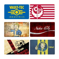 Tapisserie de décoration imprimée en polyester, bannière de la légion de Vault-Tec Caesar, fraternité de l'acier, sensation, 90x150cm