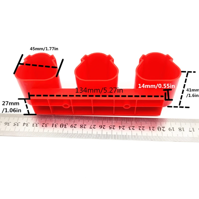 Battery Holder Wall Mounted With Screws Durable Battery Hanger For 10.8/12V Tool Holder Dock Mount Bracket Display Organizer