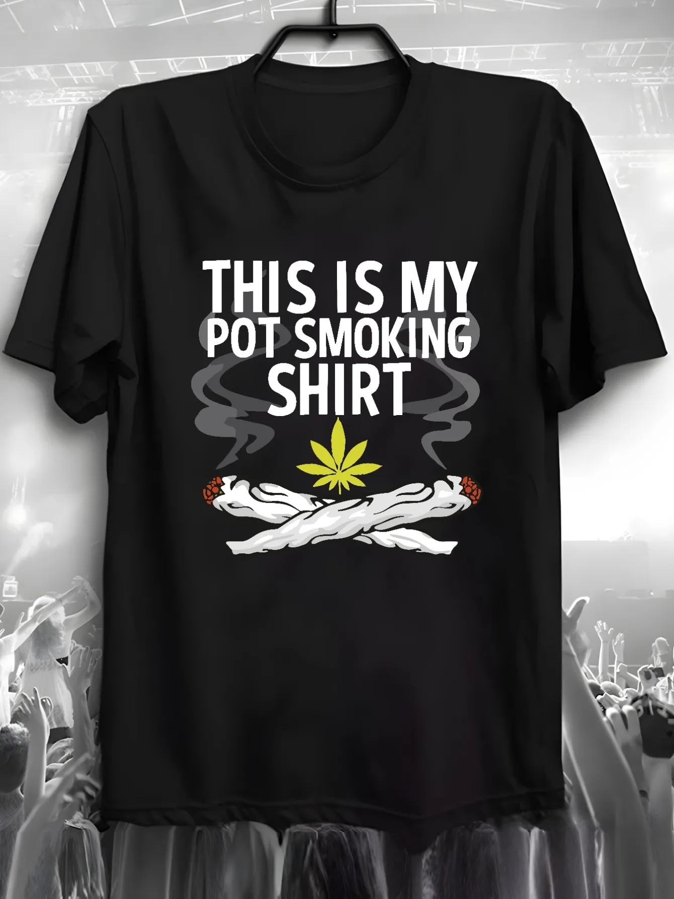 This Is My Pot Smoking Funny Cannabis Leaf Weed T-Shirt 100% Cotton O-Neck Short Sleeve Summer Casual Mens T-shirt Streetwear