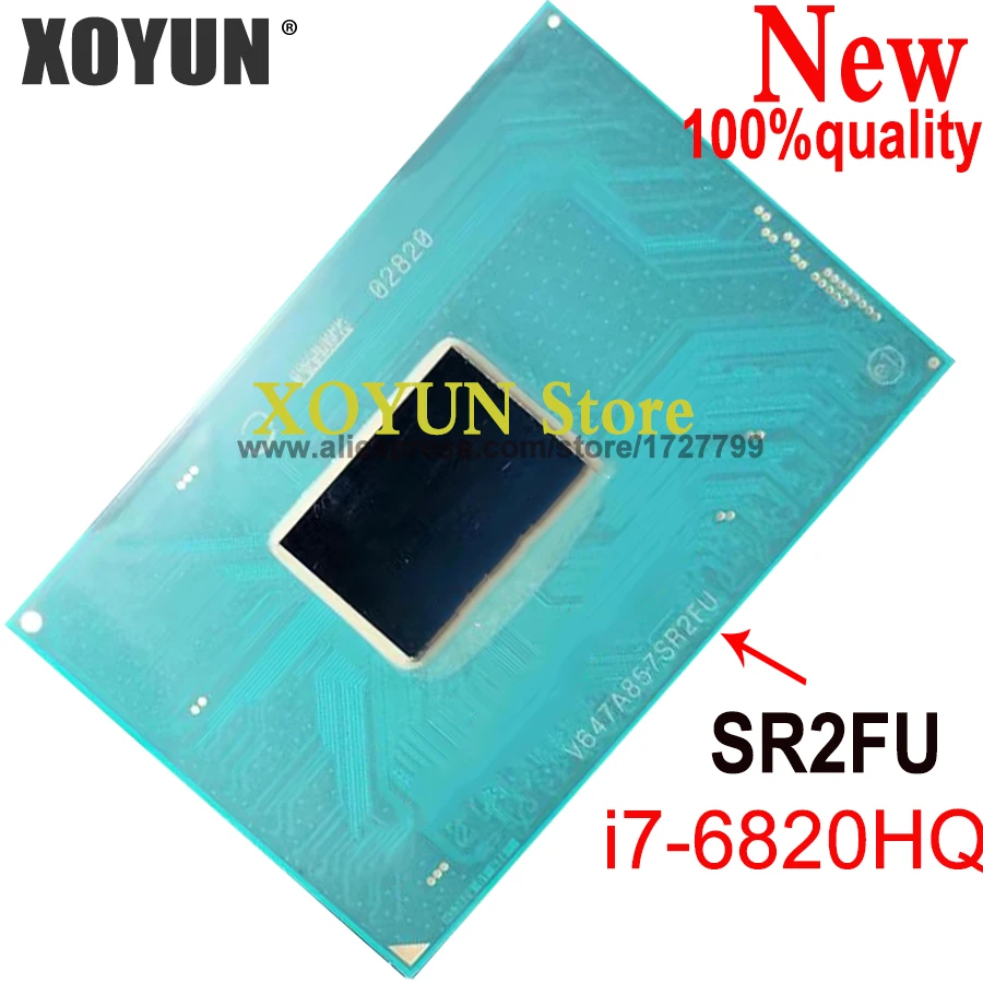 100% New i7-6820HQ SR2FU i7 6820HQ BGA Chipset