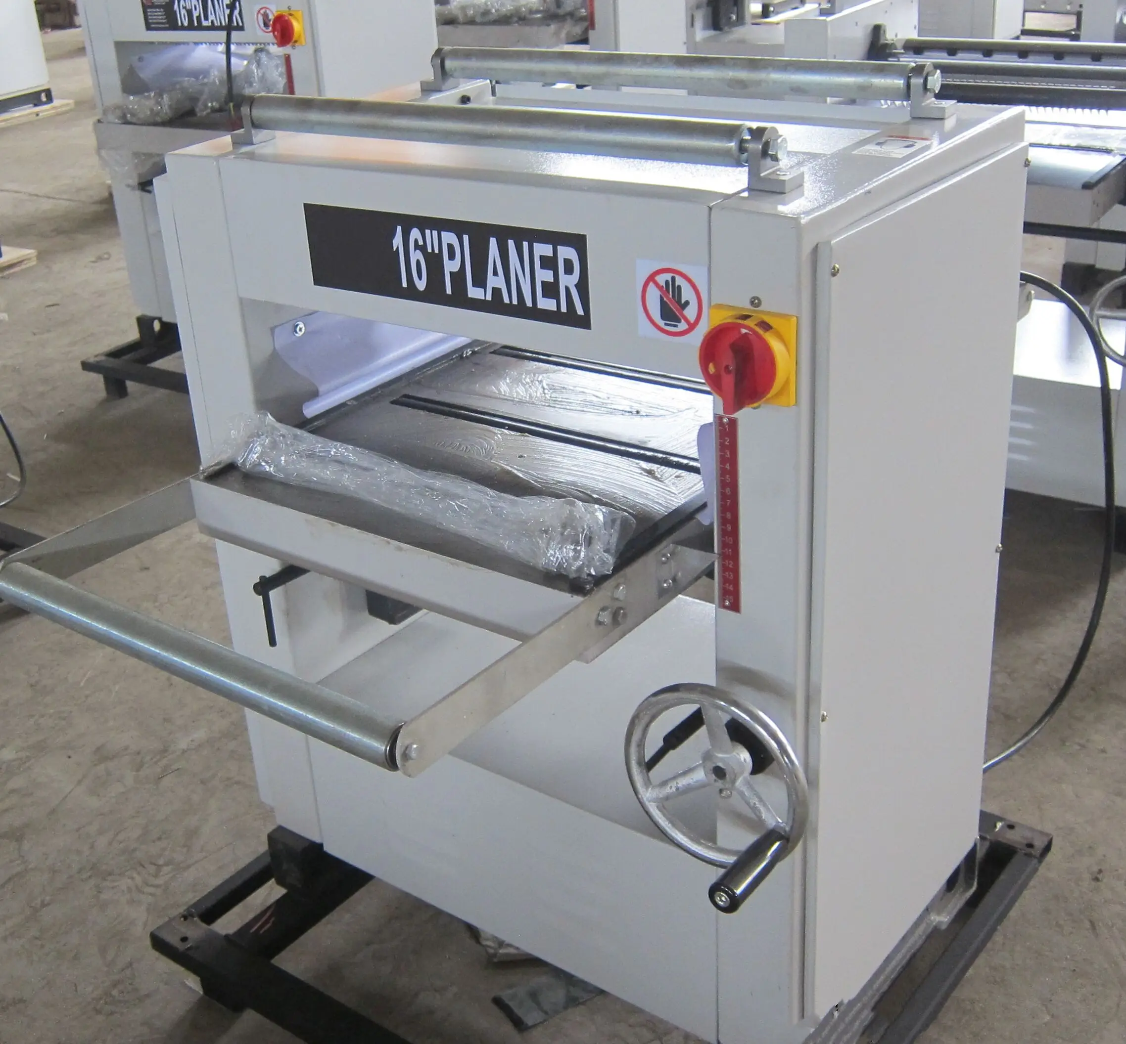 123Hot 400mm آلات العمل الخشبية الكهربائية المسوي سمك المسوي سمك جديد للبيع