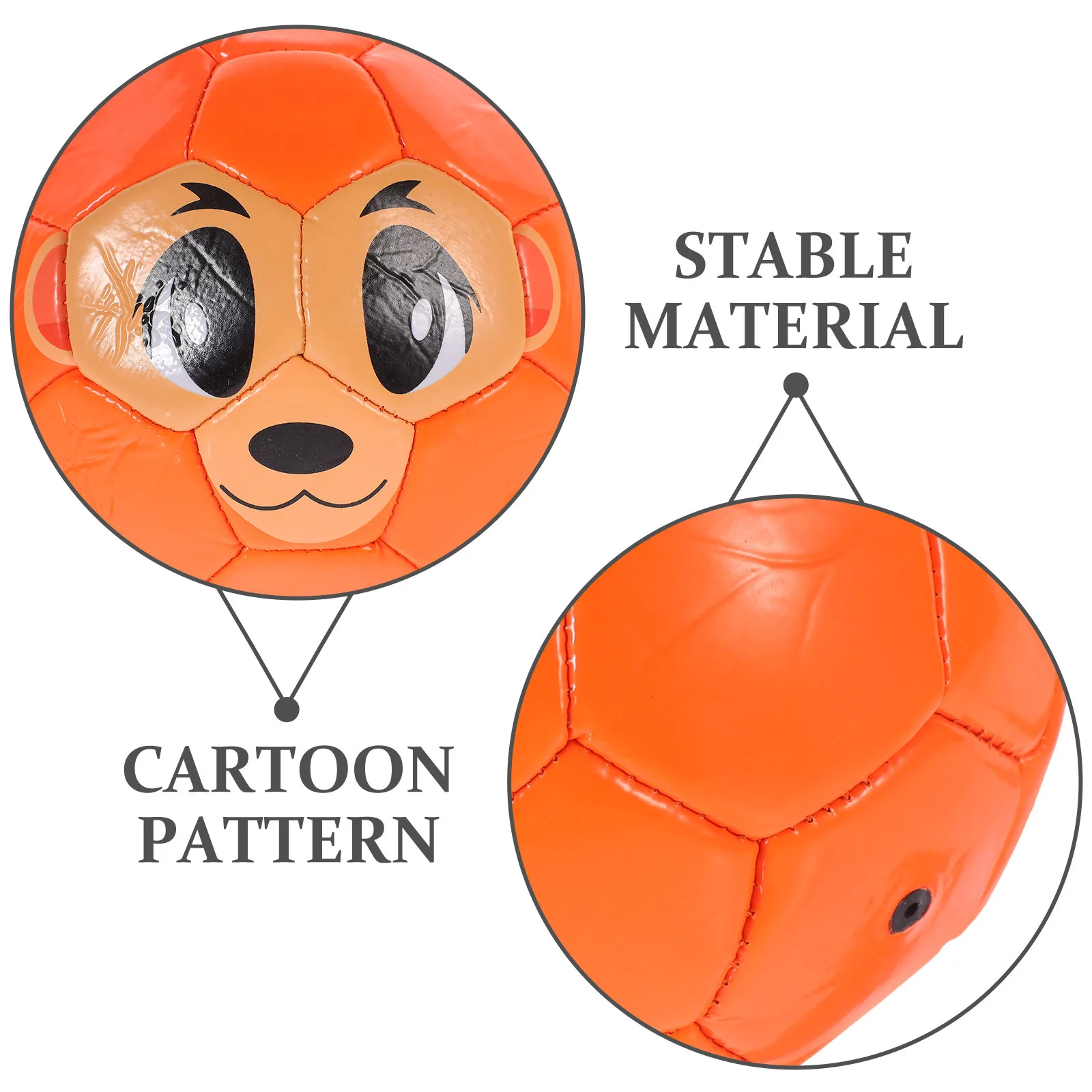

Cartoon Soccer Ball for Kids Soft PU Training Football with Ideal for Parent-Child Play and Physical Development