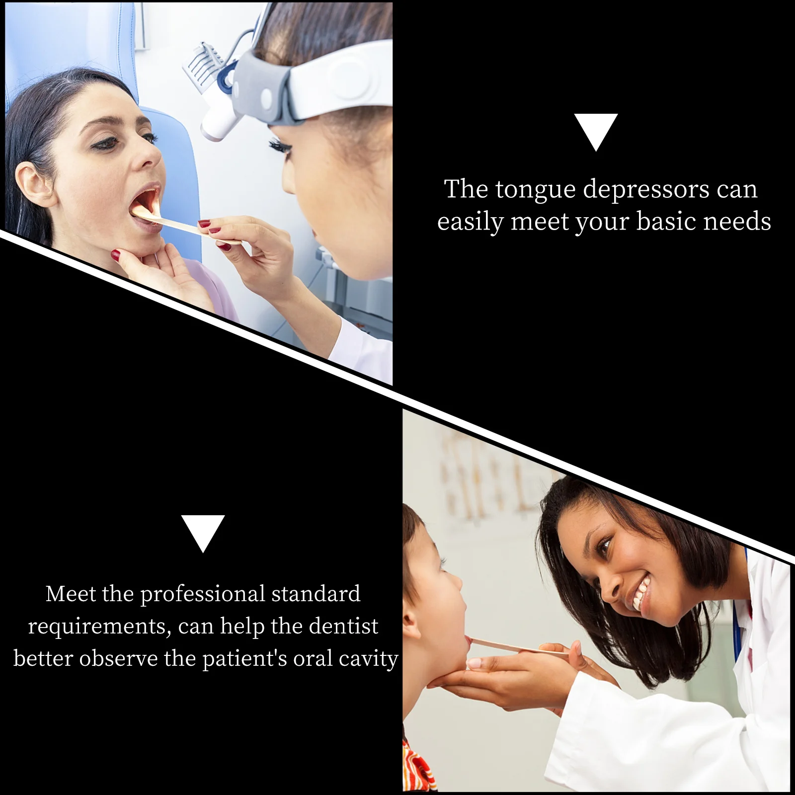 

20pcs Clinic Tongue Depressor Pp Stirring Rod Medical Teaching Tools Disposable Dental Tongue Depressors For Oral Care Smooth