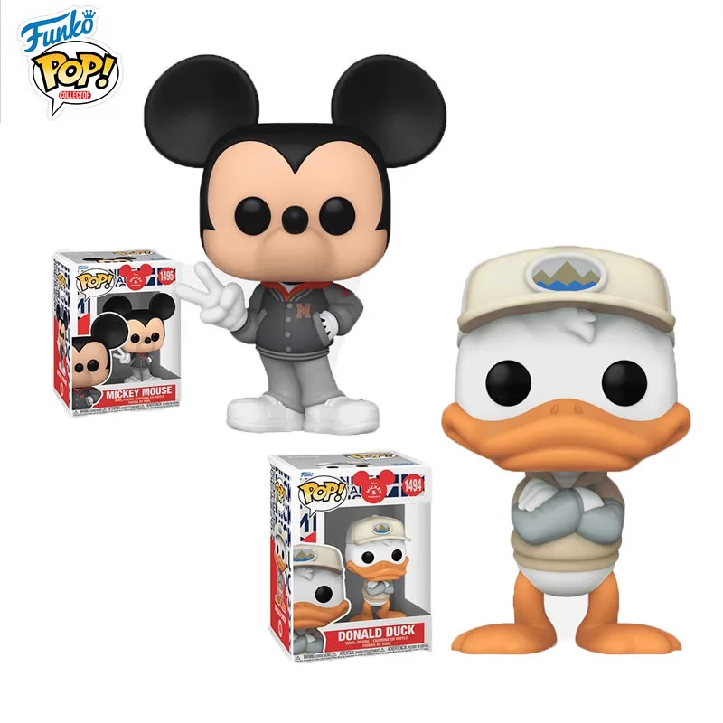 

Funko POP Original Disney Anime Figure Donald Duck Mickey Mouse Action Figure Toys for Boys Girls Gift Collectible Model