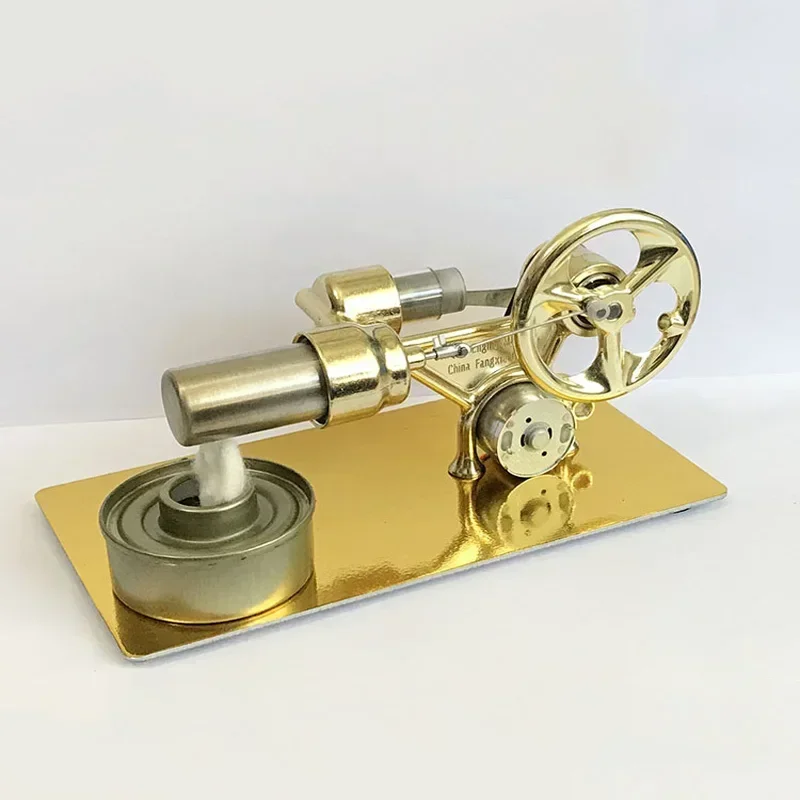 Hot Air Stirling Engine Motor Model Fluid Dynamic Physics Experimental Model Educational Science Toys