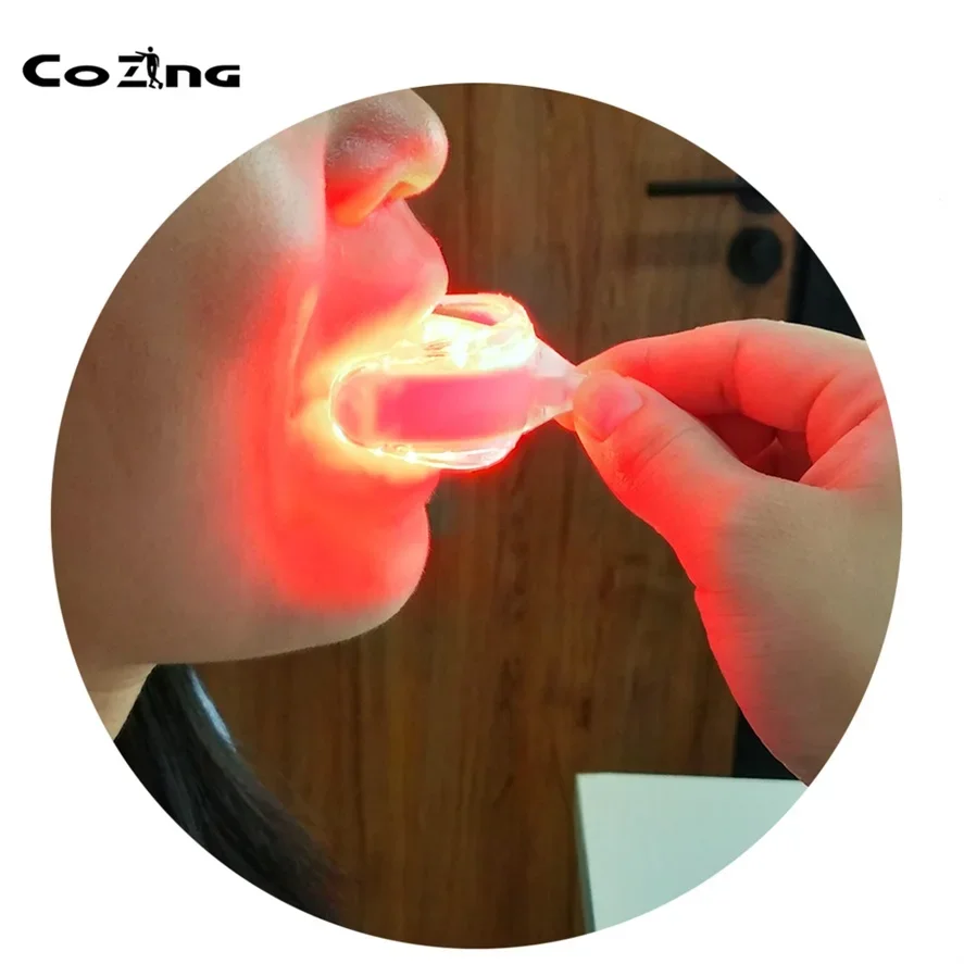 Cold Sore Device Red Light Therapy For Mouth Sores Treatment  Near Infrared LED Red Light Therapy Machine Oral Care Device